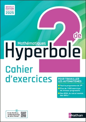 Cahier d'exercices Hyperbole 2de (2025)