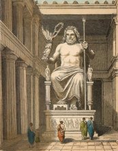 La statue de Zeus à Olympie par le sculpteur Phidias